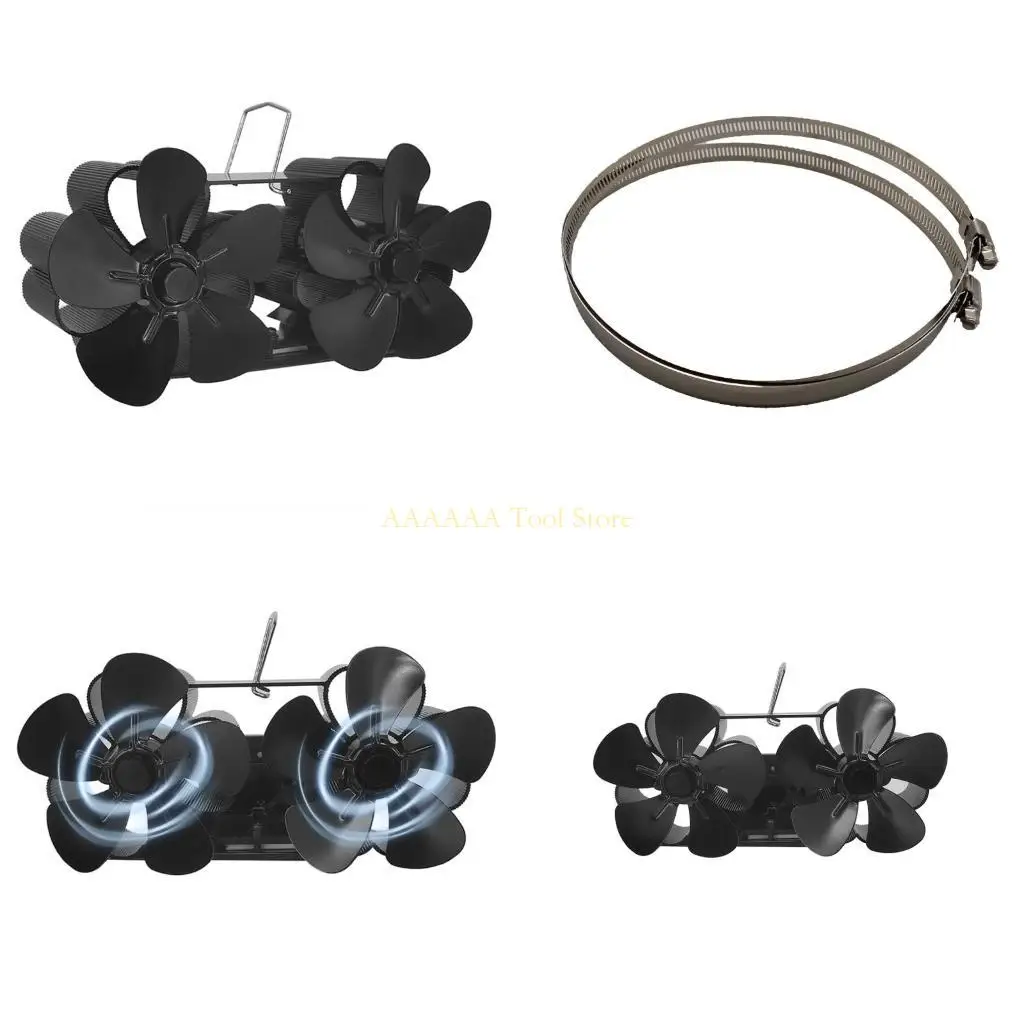 A2BE Heat Powered Stove Fan for Stove Faster Speed Fan 160-220 Air Volume
A2BE Heat Powered Stove Fan for Stove Faster Speed Fan 160-220 Air Volume