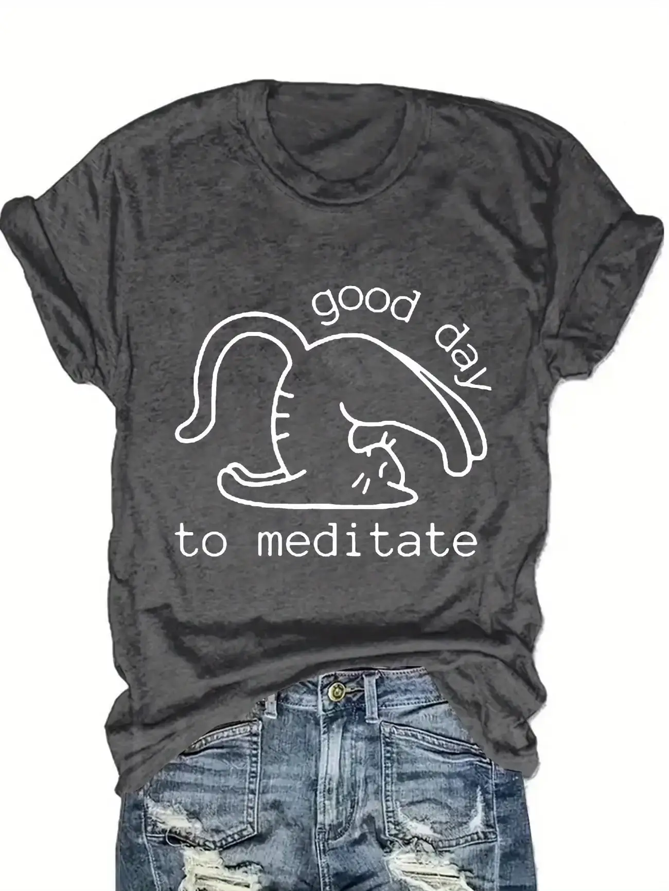 Plus Size Women's Short Sleeve T-Shirt Good Day To Meditate Spring and Summer Must-Haves summer outfits women's clothing
Plus Size Women's Short Sleeve T-Shirt Good Day To Meditate Spring and Summer Must-Haves summer outfits women's clothing