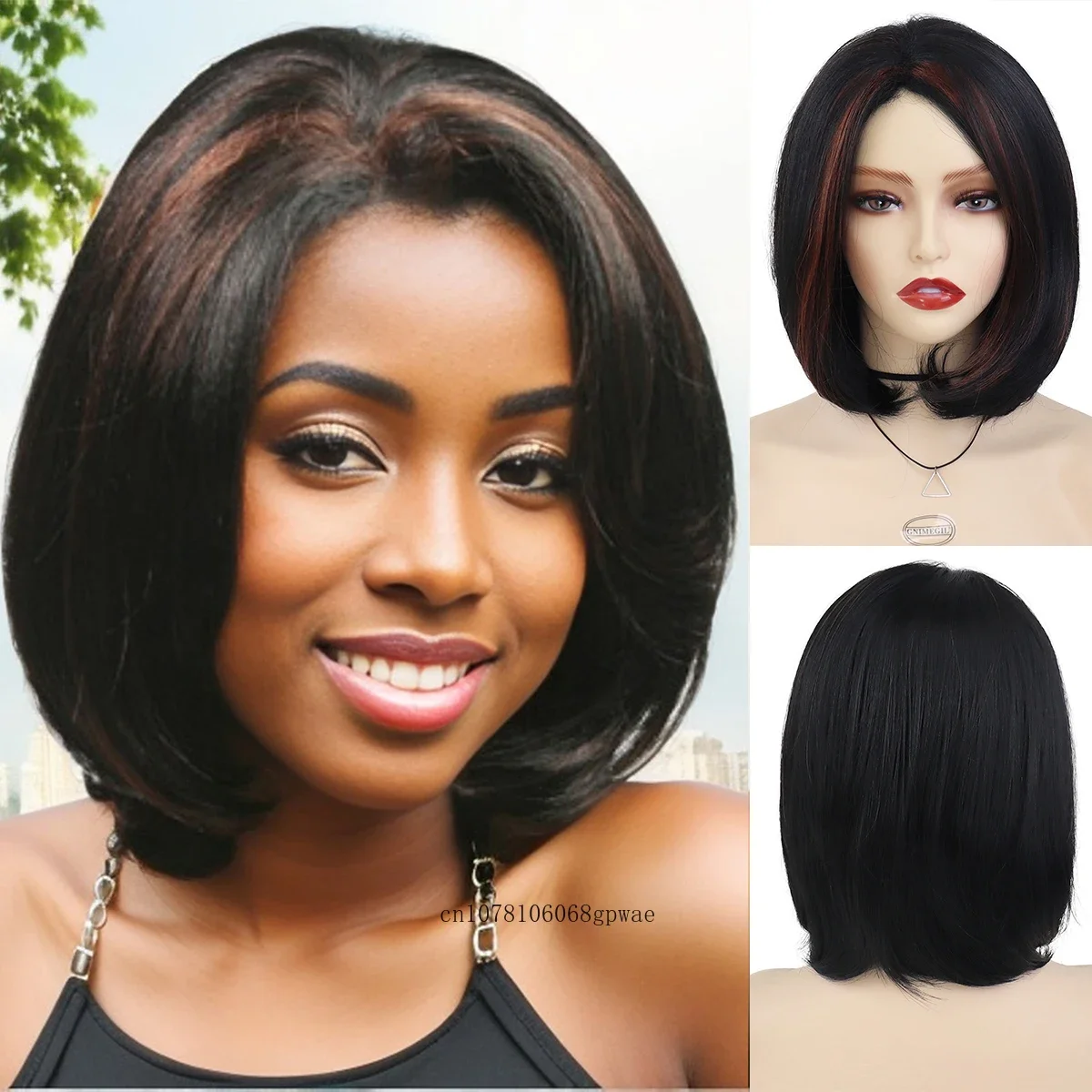 Парик короткий синтетический женский, термостойкий сменный из черных волос с челкой, 14 дюймов
Парик короткий синтетический женский, термостойкий сменный из черных волос с челкой, 14 дюймов