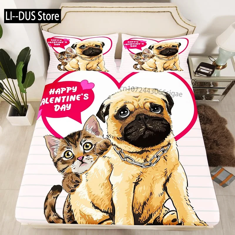 Black Dog Bedding Set Twin King Full Size Duvet Cover Set Cute Pug Dog Print Comforter Cover for Kids Teen Boys Soft Quilt Cover
Black Dog Bedding Set Twin King Full Size Duvet Cover Set Cute Pug Dog Print Comforter Cover for Kids Teen Boys Soft Quilt Cover