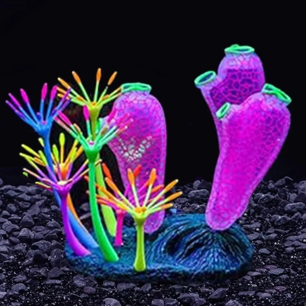 Simulation Thumb Coral Ornament Silicone Colorful Glowing Coral Artificial Plants Fluorescence Aquatic Landscape
Simulation Thumb Coral Ornament Silicone Colorful Glowing Coral Artificial Plants Fluorescence Aquatic Landscape