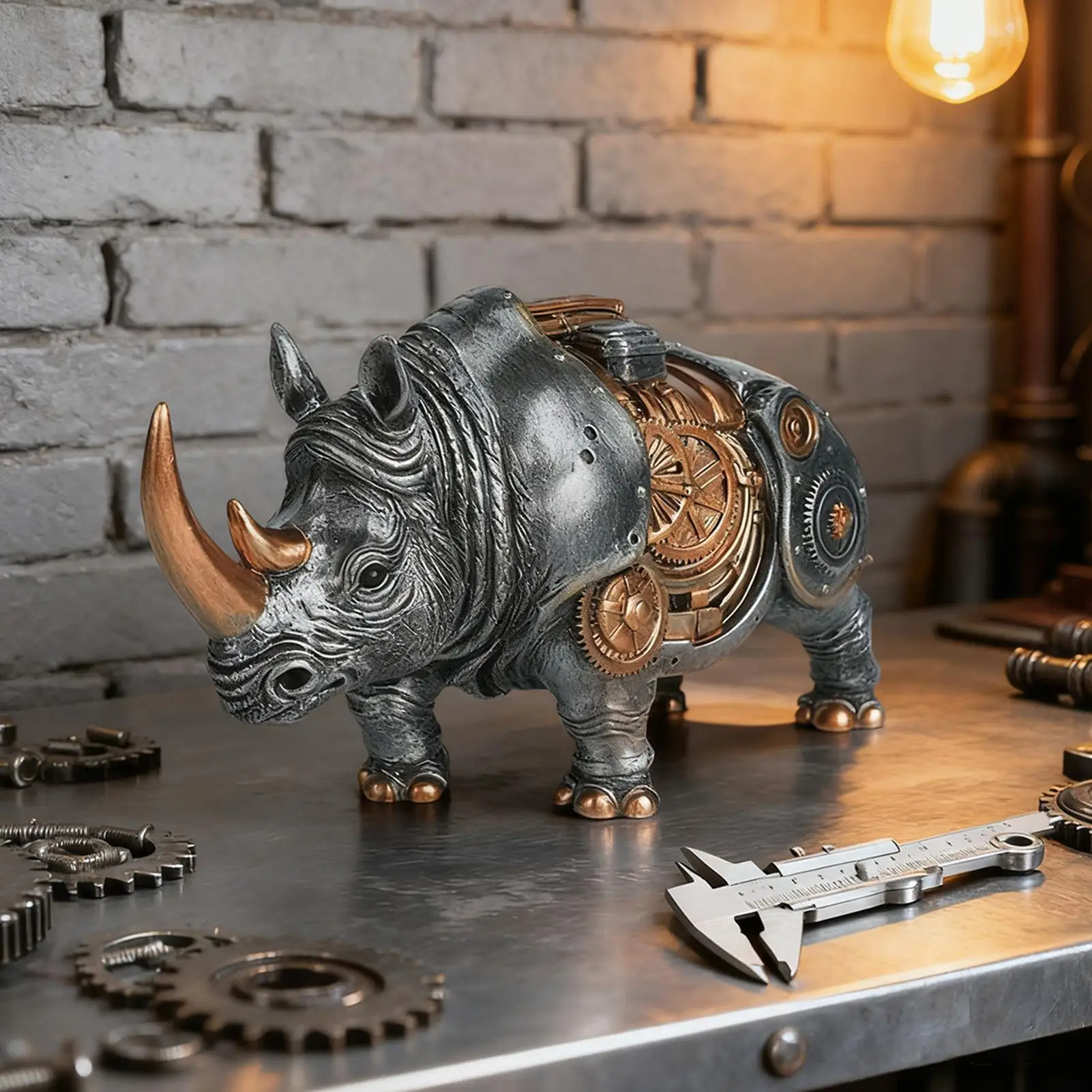 Статуи животных в стиле панк, коллекционный орнамент, дизайн шестерни, статуя из смолы на Рождество, гостиная, журнальный столик, входная полка
Статуи животных в стиле панк, коллекционный орнамент, дизайн шестерни, статуя из смолы на Рождество, гостиная, журнальный столик, входная полка