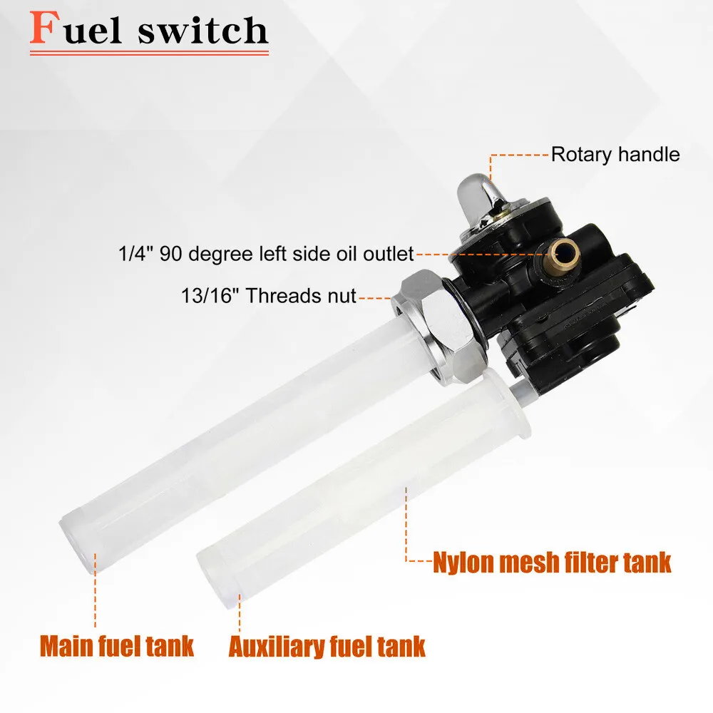 New Fuel Valve Petcock For Harley FXST FLT FXD 95-01 w/Male Thread Touring US
New Fuel Valve Petcock For Harley FXST FLT FXD 95-01 w/Male Thread Touring US