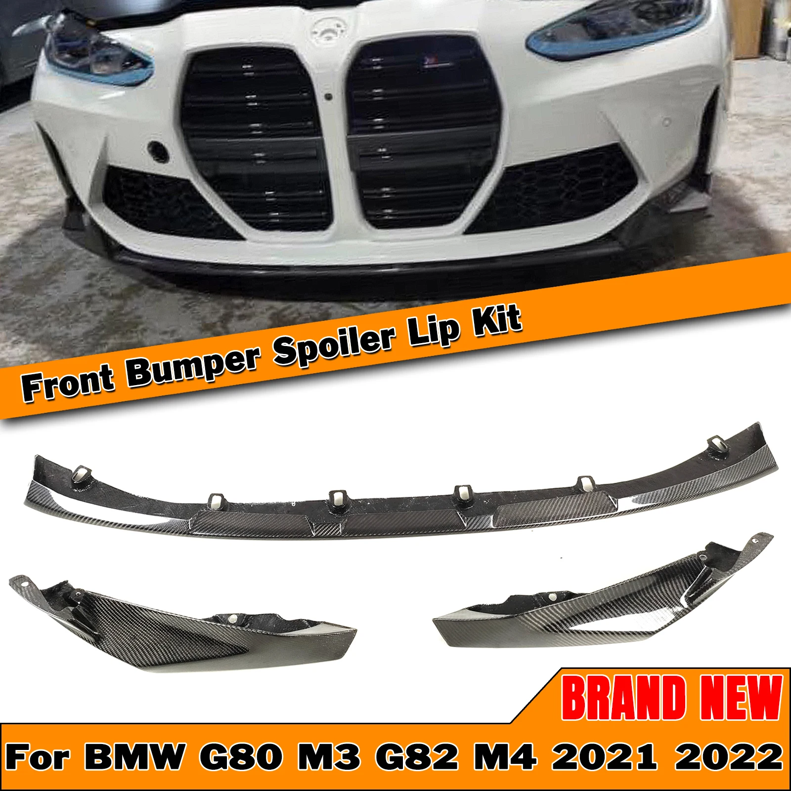 Front Bumper Spoiler Lip For BMW G80 M3 G82 G83 M4 2021 2022 2023 2024 2025 Carbon Fiber Lower Splitter Guard Plate Protector
Front Bumper Spoiler Lip For BMW G80 M3 G82 G83 M4 2021 2022 2023 2024 2025 Carbon Fiber Lower Splitter Guard Plate Protector