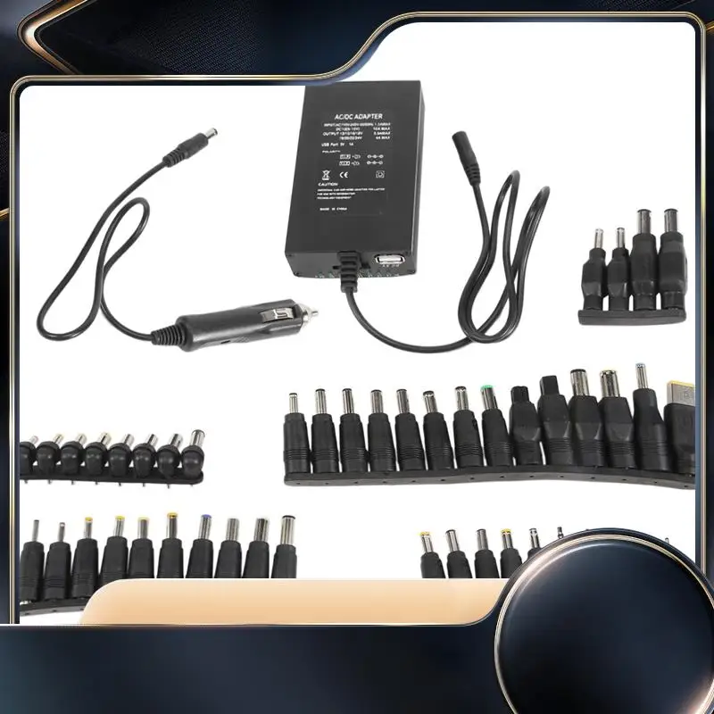 Universal 12V-24V AC Power Adapter Adjustable Car Home Charger USB12V Power Supply 100W 5A Laptop With 38Pcs DC Connector-N34R
Universal 12V-24V AC Power Adapter Adjustable Car Home Charger USB12V Power Supply 100W 5A Laptop With 38Pcs DC Connector-N34R