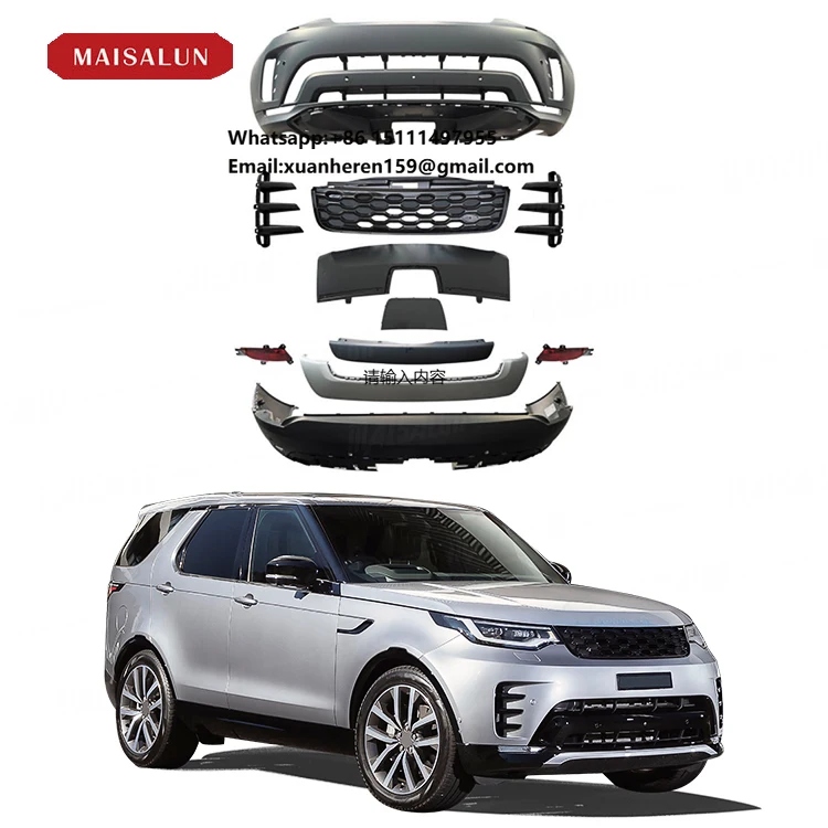 Car Modification Body Kit for Land Rover Discovery 5 2017-2020 to New 2021 Style Body Kit Front Bumper Grill Rear Diffuser
Car Modification Body Kit for Land Rover Discovery 5 2017-2020 to New 2021 Style Body Kit Front Bumper Grill Rear Diffuser
