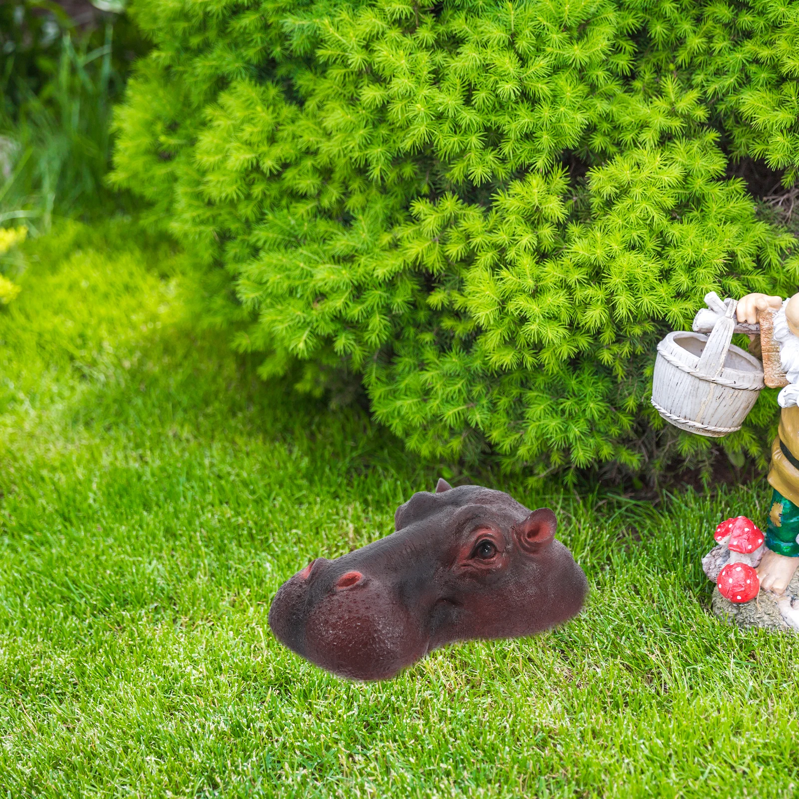 1pc Floating Hippo Durable Resin Sculpture for Pond Aquarium Lawn Garden Animal Artistic Pond Ornament Statue Water Decor
1pc Floating Hippo Durable Resin Sculpture for Pond Aquarium Lawn Garden Animal Artistic Pond Ornament Statue Water Decor