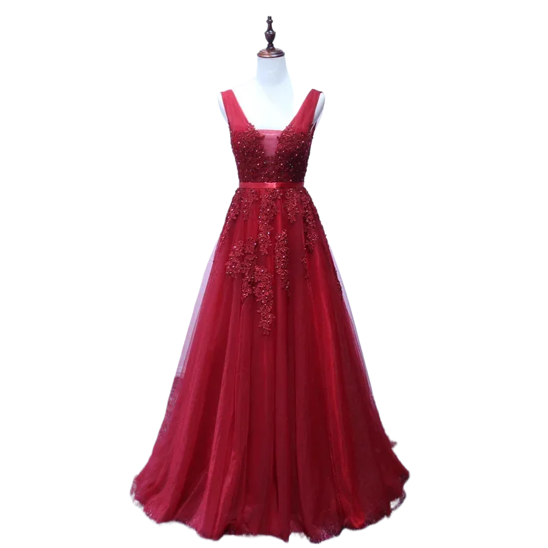 Half Sleeve White Wedding Dress Women Wine Red Gray Tulle Lace Long Evening Dresses Princess Floor Length Beads Formal Dress
Half Sleeve White Wedding Dress Women Wine Red Gray Tulle Lace Long Evening Dresses Princess Floor Length Beads Formal Dress