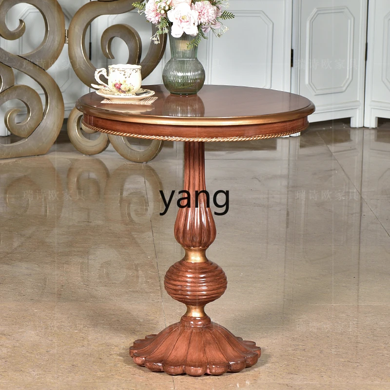 LH solid wood small corner table retro painted round table living room sofa casual negotiation small tea table
LH solid wood small corner table retro painted round table living room sofa casual negotiation small tea table