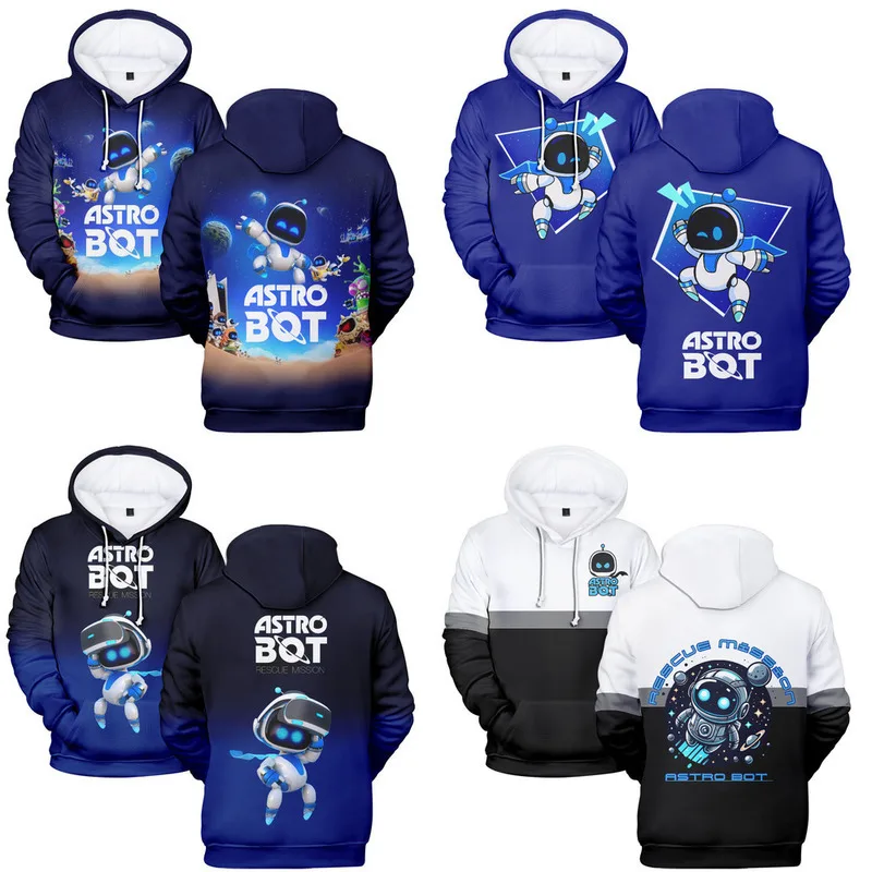 Astro Bot Sweatshirt Space Robot Hooded 3D Digital Casual Adult Children's Clothing Astro Bot Cosplay Hooded Sweatshirt
Astro Bot Sweatshirt Space Robot Hooded 3D Digital Casual Adult Children's Clothing Astro Bot Cosplay Hooded Sweatshirt