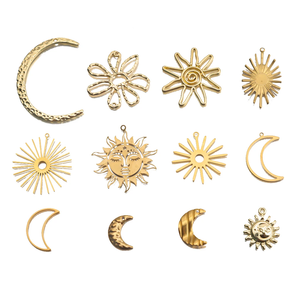 4-10Pcs/lot Sun Moon Charms Sunflower Pendants For Diy Jewelry Making Earrings Necklace Keychian Handmade Craft Accessories
4-10Pcs/lot Sun Moon Charms Sunflower Pendants For Diy Jewelry Making Earrings Necklace Keychian Handmade Craft Accessories