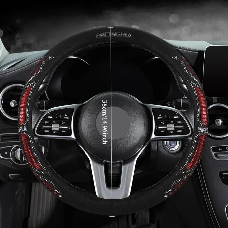 New Laser Sporty Car Steering Wheel Cover - All-Season Universal, Dirt-Resistant Cool Breathable, Anti-Slip Sweat-Absorbent
New Laser Sporty Car Steering Wheel Cover - All-Season Universal, Dirt-Resistant Cool Breathable, Anti-Slip Sweat-Absorbent