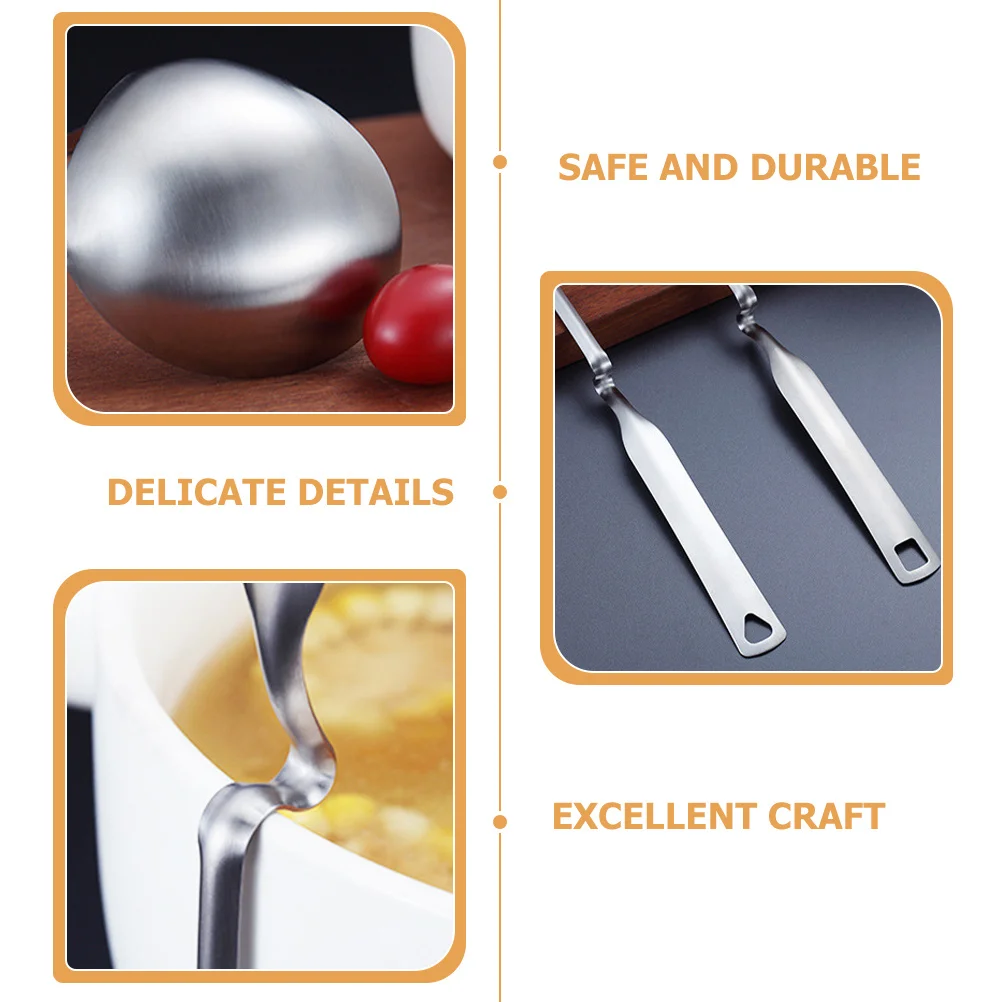 2Pcs Stainless Steel Oil Filter Scoop Slotted Spoon Long Handle Kitchen Soup Ladle Oil Separator Strainer Scoop
2Pcs Stainless Steel Oil Filter Scoop Slotted Spoon Long Handle Kitchen Soup Ladle Oil Separator Strainer Scoop