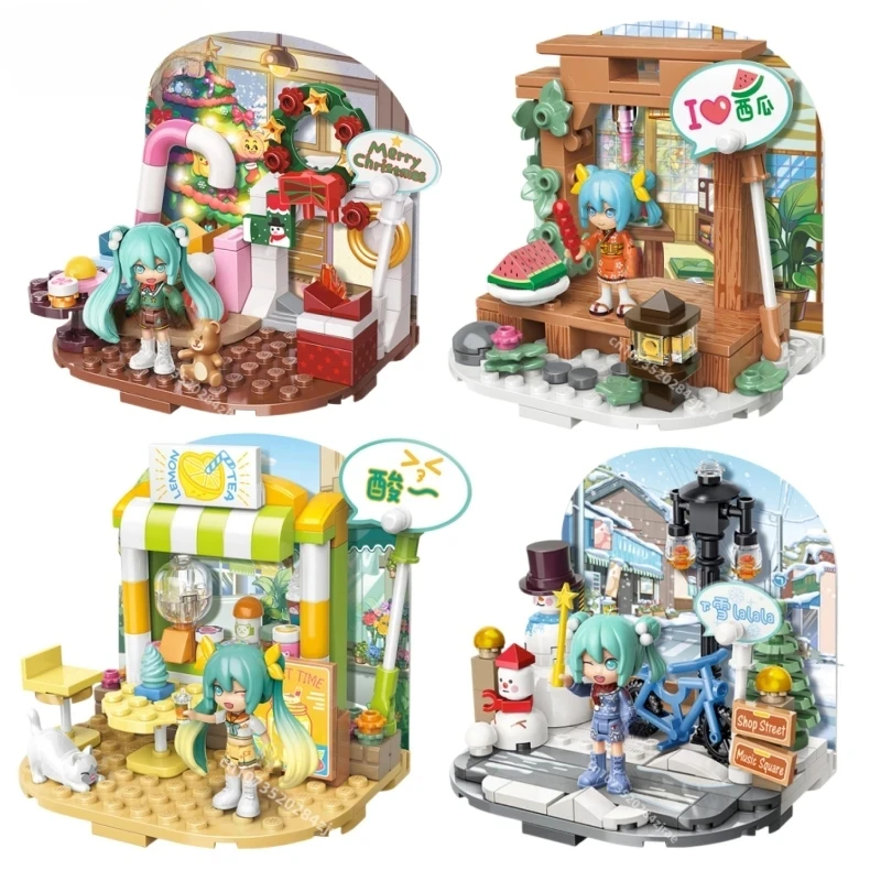 ENLIGHTEN Hatsune Miku Building Blocks Four Seasons Cute and Fun Theme Assembly Model Display Position Educational Toy Gift
ENLIGHTEN Hatsune Miku Building Blocks Four Seasons Cute and Fun Theme Assembly Model Display Position Educational Toy Gift
