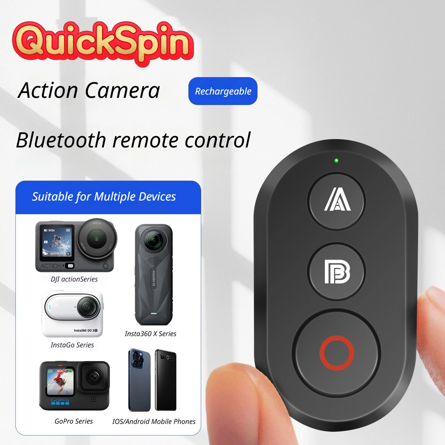 Bluetooth Remote Control For DJI Osmo 360/Osmo Action 6 4 5 Pro For Insta360 X4 Air/X3 X4 X5/Go 3s/ACE /Gopro Series camera
Bluetooth Remote Control For DJI Osmo 360/Osmo Action 6 4 5 Pro For Insta360 X4 Air/X3 X4 X5/Go 3s/ACE /Gopro Series camera