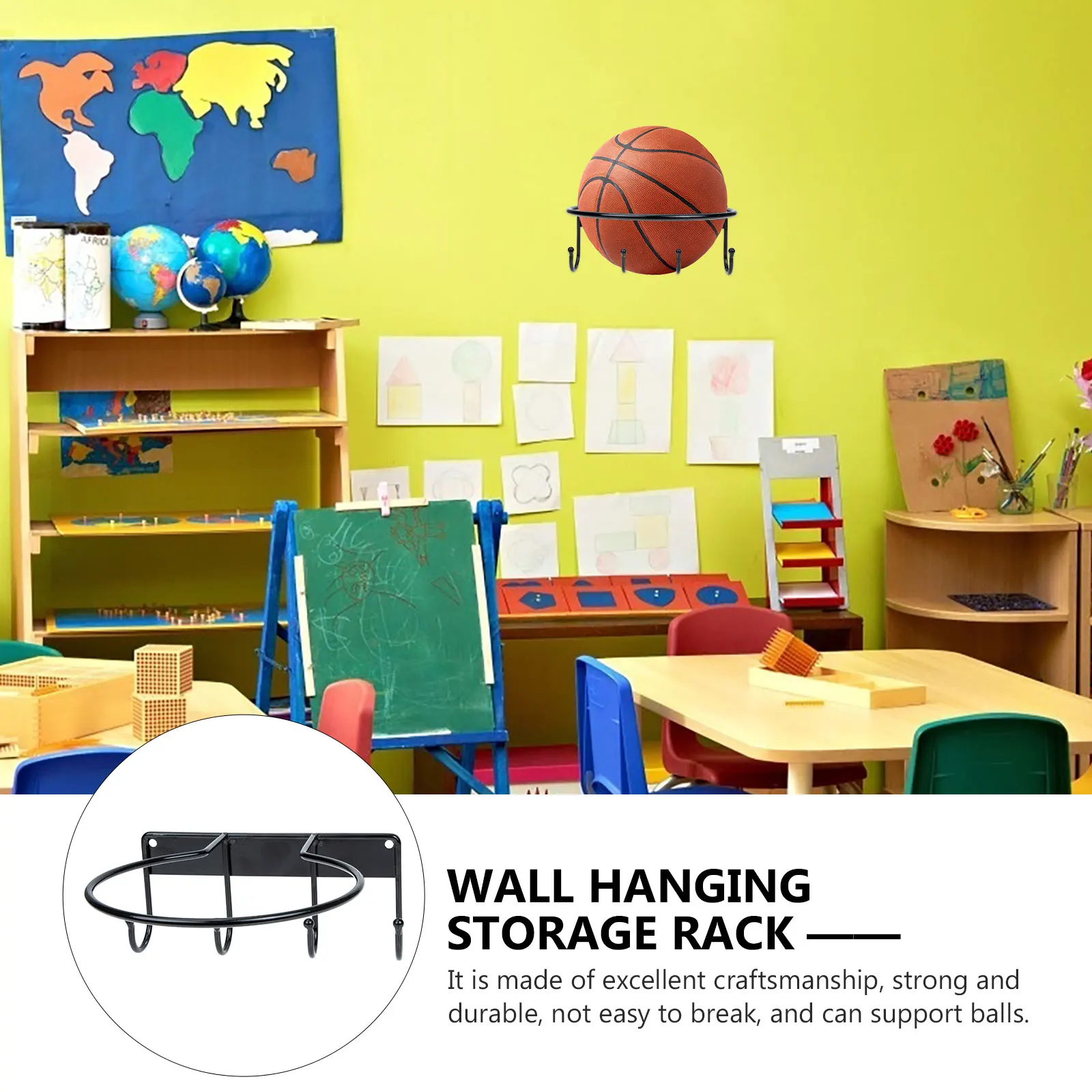 Basketball Storage Holder Metal Wall Decor Sports Room Bracket Iron Hooks For Balls Fitness Wall Football Holder Display Case
Basketball Storage Holder Metal Wall Decor Sports Room Bracket Iron Hooks For Balls Fitness Wall Football Holder Display Case