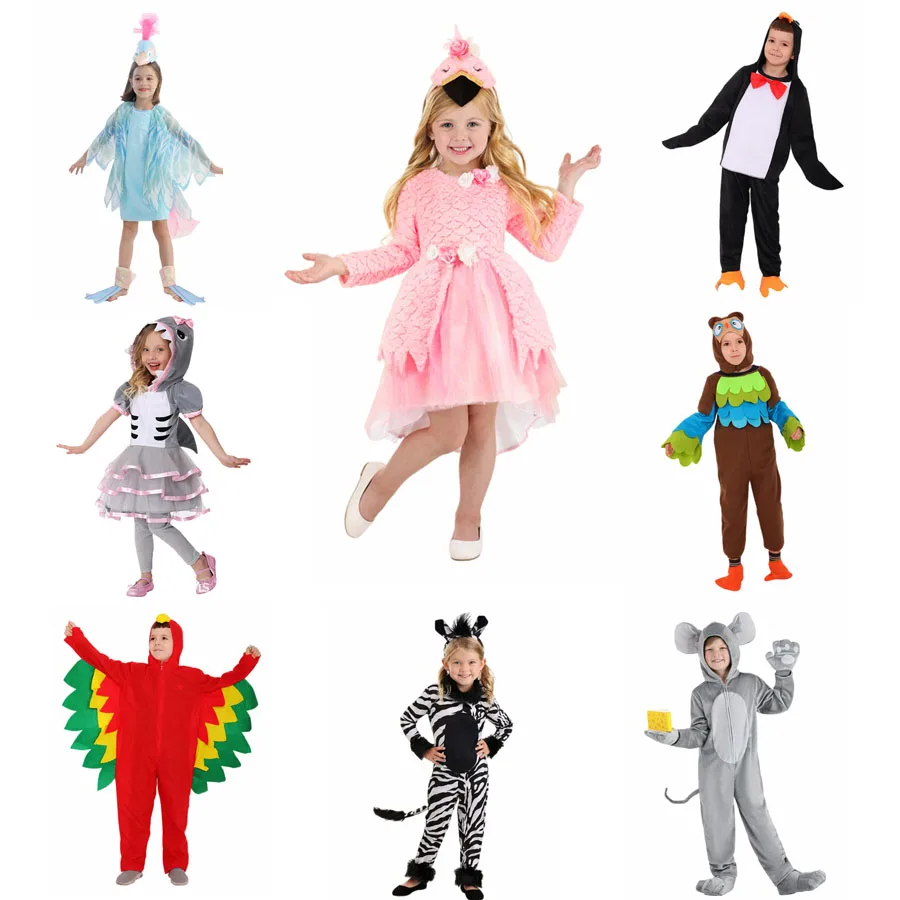 Halloween Festival Animal Costume Plush Unisex Christmas One Piece Cosplay Suit for Boy and Girls Rhinoceros Snake Parrot Owl
Halloween Festival Animal Costume Plush Unisex Christmas One Piece Cosplay Suit for Boy and Girls Rhinoceros Snake Parrot Owl