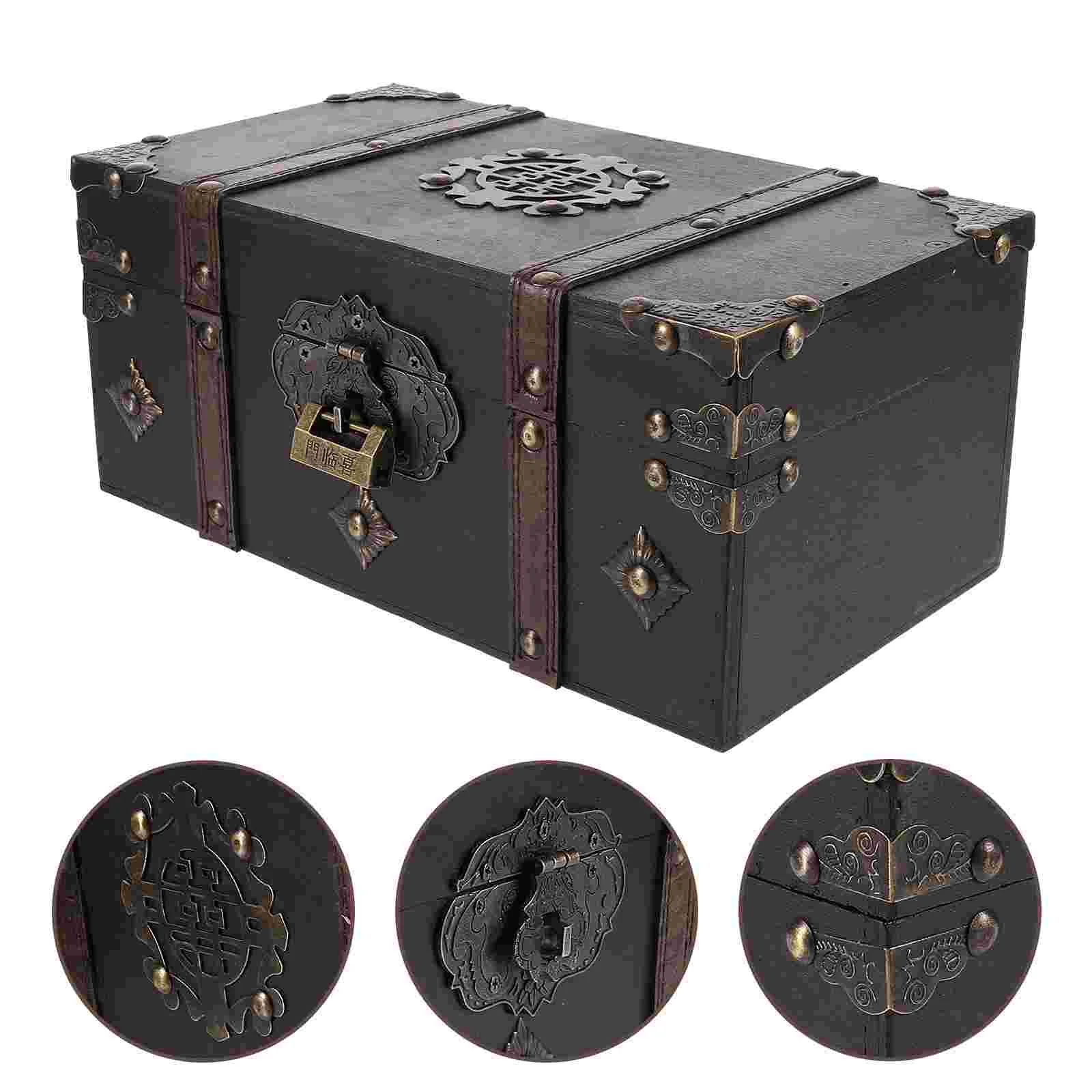 Storage Box with Lock Bracelets Boxes Wooden Jewelry Case Organizer Collapsible Bins Deck Container Metal Man
Storage Box with Lock Bracelets Boxes Wooden Jewelry Case Organizer Collapsible Bins Deck Container Metal Man