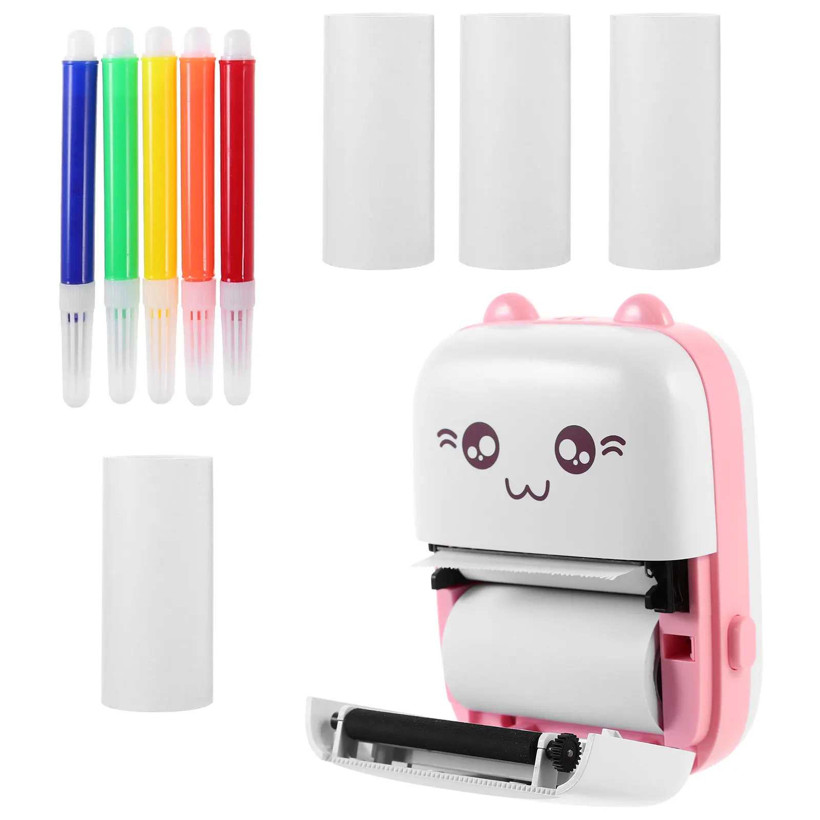 1 set Mini Photo Printer Sticker Printing Machine Portable Label Wireless Inkless Thermal Student Gift Teaching Equipment
1 set Mini Photo Printer Sticker Printing Machine Portable Label Wireless Inkless Thermal Student Gift Teaching Equipment