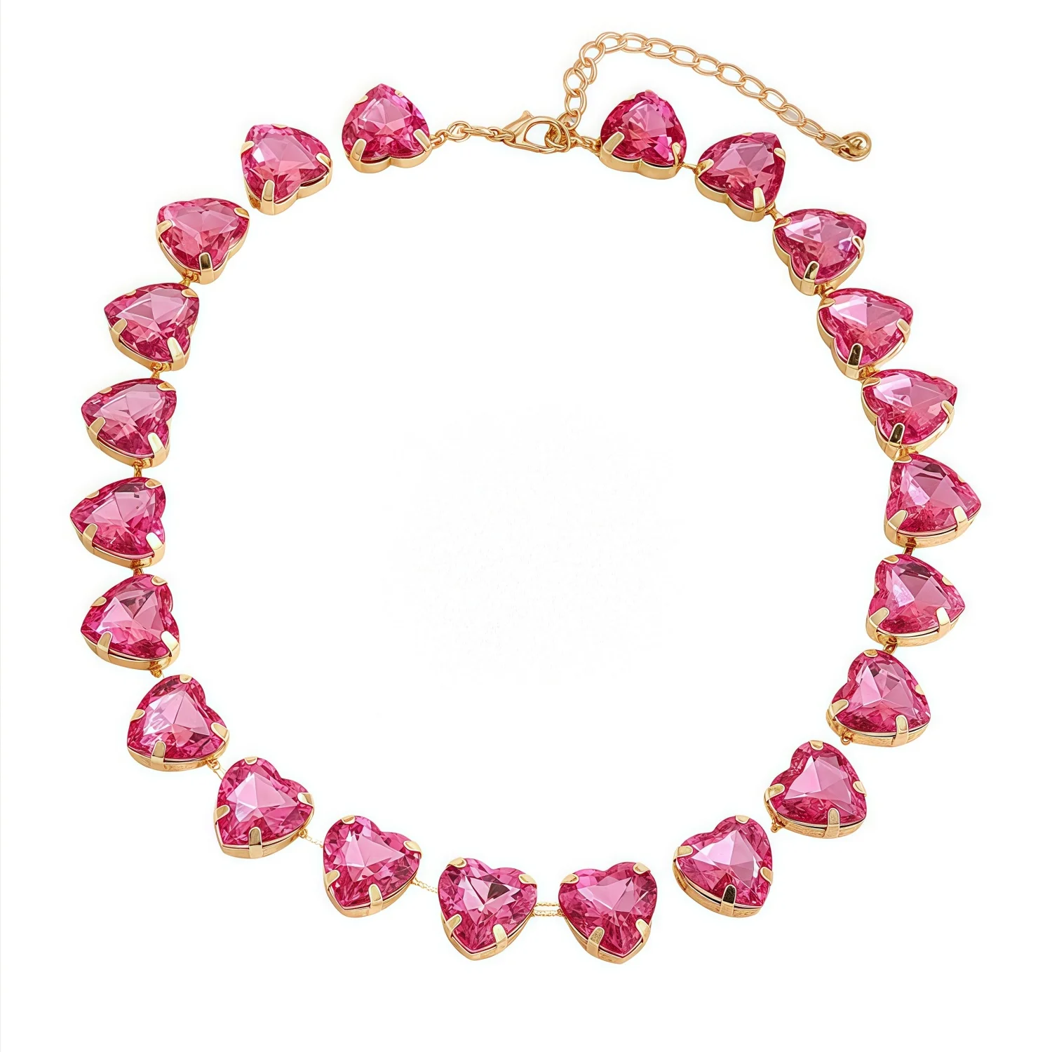Peach Heart Choker Necklace for Women Fashion Shinny Crystal Short Clavicular Chain
Peach Heart Choker Necklace for Women Fashion Shinny Crystal Short Clavicular Chain