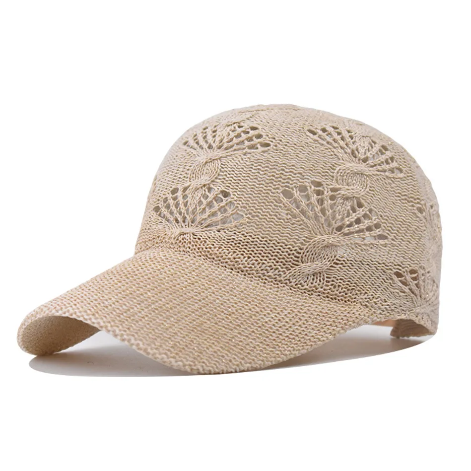 Breathable Crochet Baseball Cap for Women Hollow Out Sun Hat for Daily Wear Streetwear Solid Color
Breathable Crochet Baseball Cap for Women Hollow Out Sun Hat for Daily Wear Streetwear Solid Color