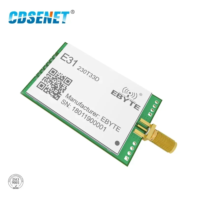 AX5243 230MHz 2W rf Module Long Range 8000m UART Interface CDSENET E31-230T33D IOT Wireless Transceiver rf Transmitter Receiver
AX5243 230MHz 2W rf Module Long Range 8000m UART Interface CDSENET E31-230T33D IOT Wireless Transceiver rf Transmitter Receiver