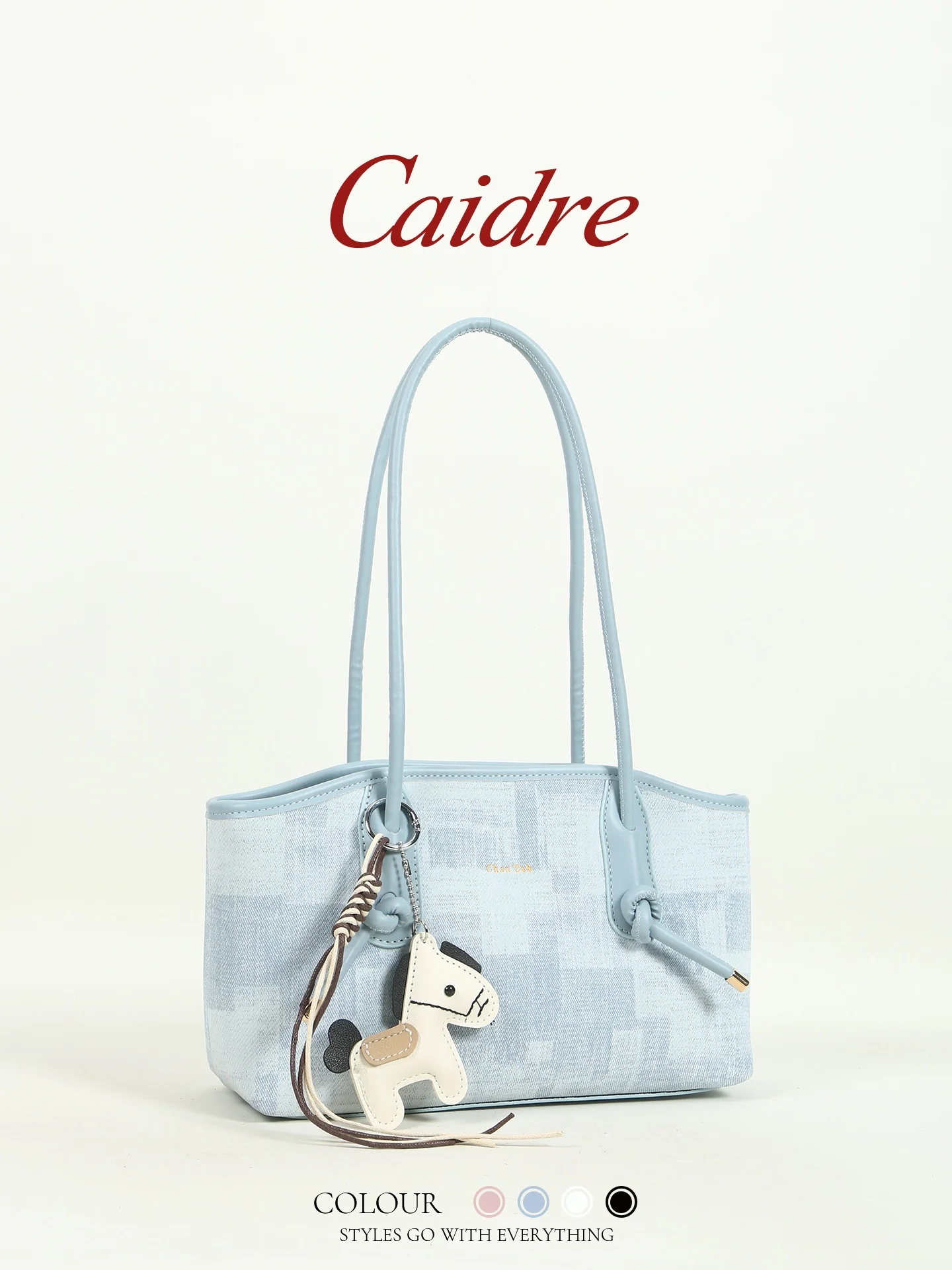 Caidre Cute Tote Bag Women's Birthday Gift Commuter Single Shoulder Underarm Bag Small Handbag Korean Style Pure Color
Caidre Cute Tote Bag Women's Birthday Gift Commuter Single Shoulder Underarm Bag Small Handbag Korean Style Pure Color