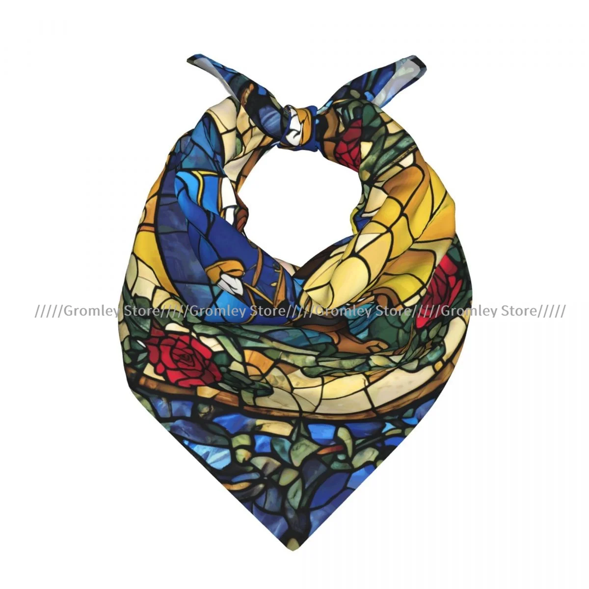 Beauty And Beast Fairytale Glass Print Square Scarf Soft Breathable Daily Kerchief
Beauty And Beast Fairytale Glass Print Square Scarf Soft Breathable Daily Kerchief