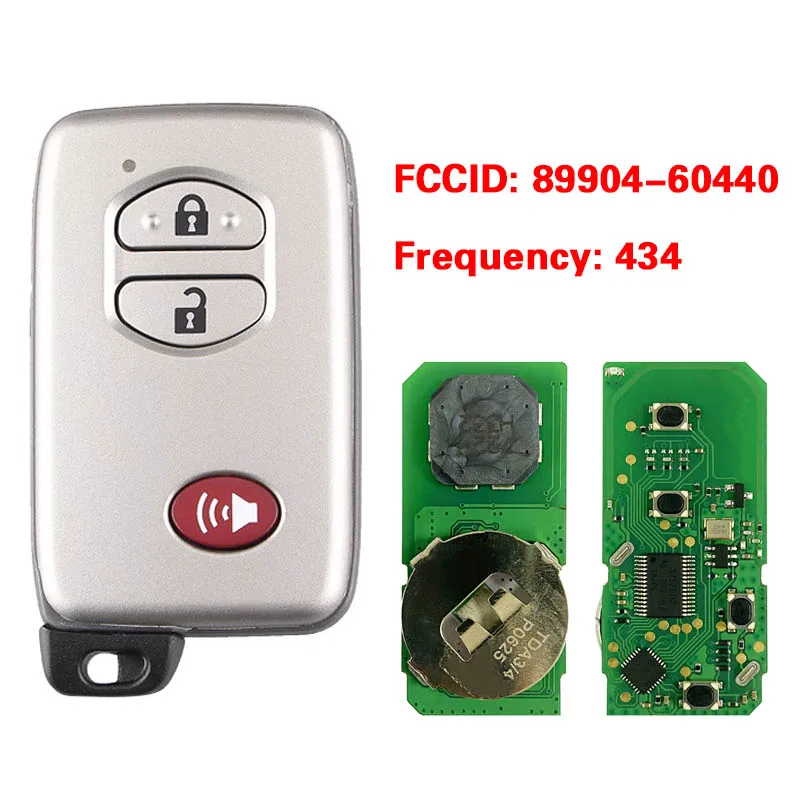 CN007172 Keyless Go Model B77EA For Toyota Land Cruiser 2008+ Smart Key Remote 433Mhz 4D-67 Chip 89904-60440 89904-60790
CN007172 Keyless Go Model B77EA For Toyota Land Cruiser 2008+ Smart Key Remote 433Mhz 4D-67 Chip 89904-60440 89904-60790