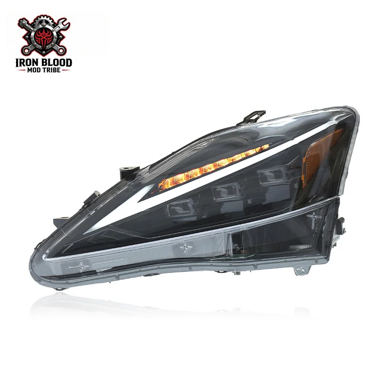 Suitable for 2006-2012 Lexus IS headlight assembly modification with three-eye LED daytime running lights and dynamic turn signa
Suitable for 2006-2012 Lexus IS headlight assembly modification with three-eye LED daytime running lights and dynamic turn signa