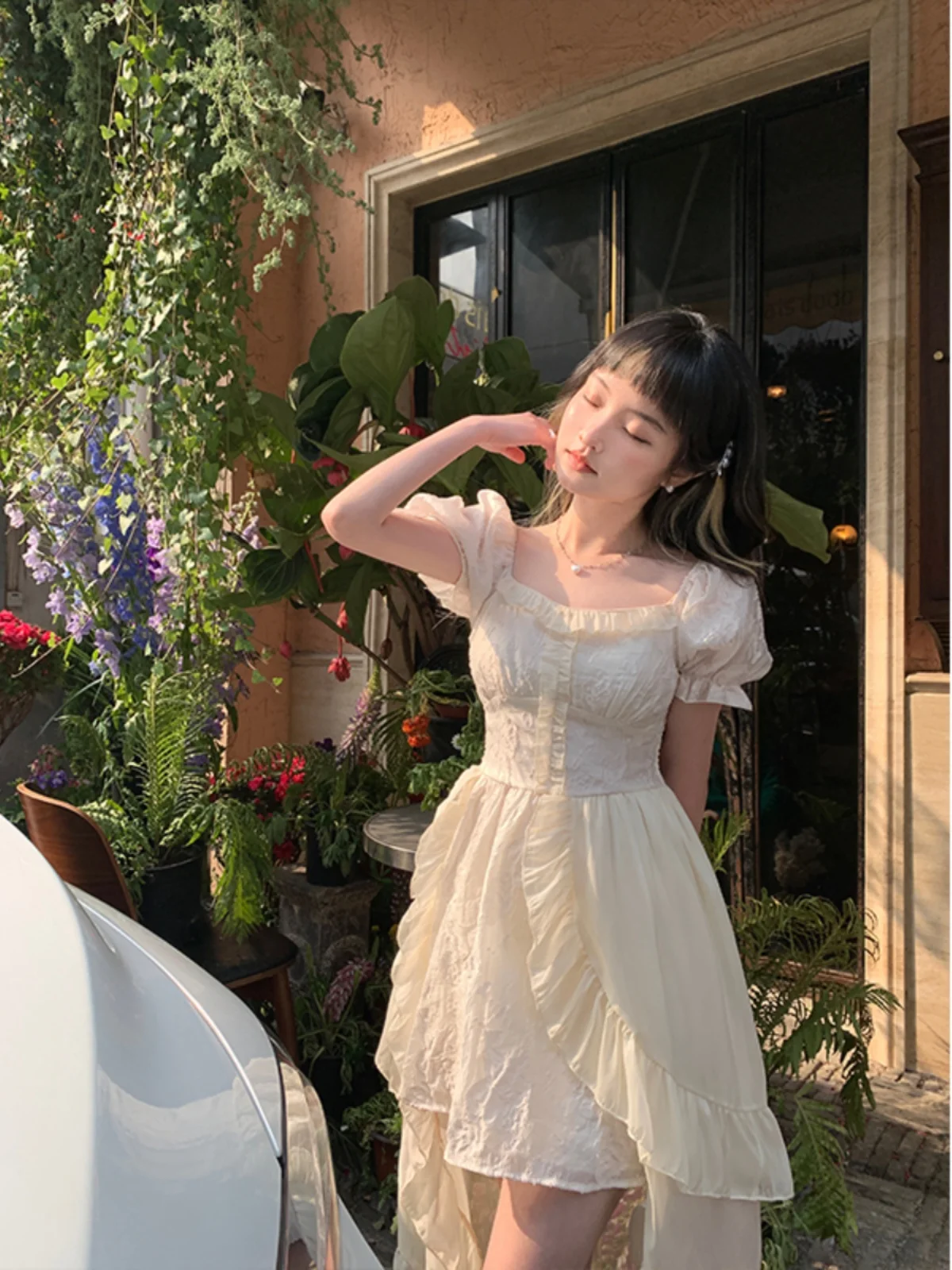 plus Size Women's Summer New Sle Slimming Waist Fi Tail Long Dr Square Collar Irregular Bubble Sve Dr Cake Skirt
plus Size Women's Summer New Sle Slimming Waist Fi Tail Long Dr Square Collar Irregular Bubble Sve Dr Cake Skirt