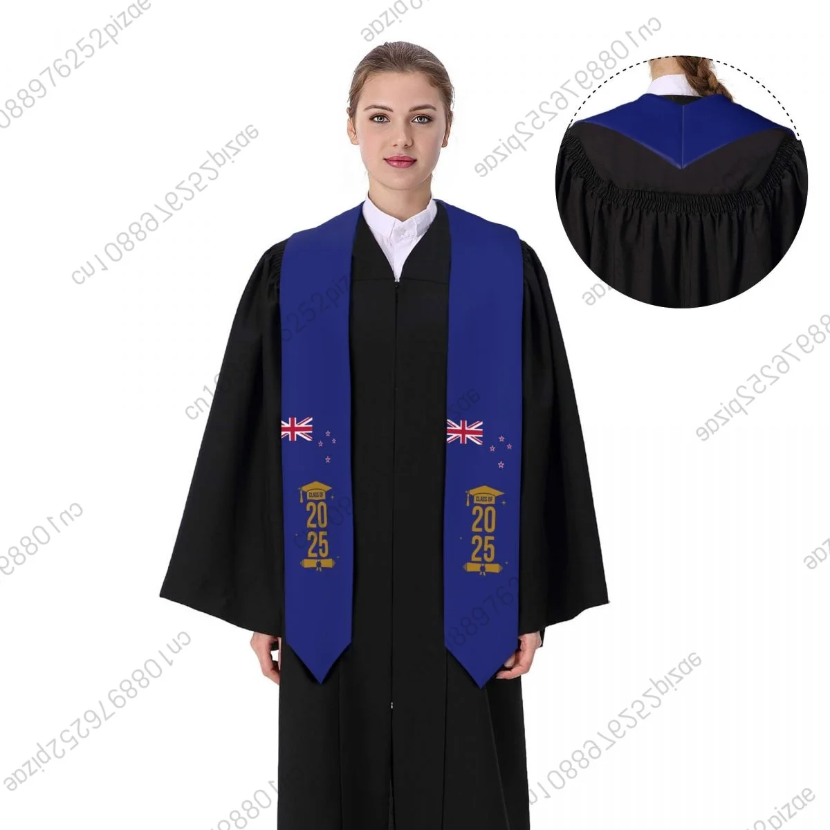 New New Zealand Flag Class Of 2025 183*13CM Graduation Stole Sash Scarf For International Students Proud
New New Zealand Flag Class Of 2025 183*13CM Graduation Stole Sash Scarf For International Students Proud