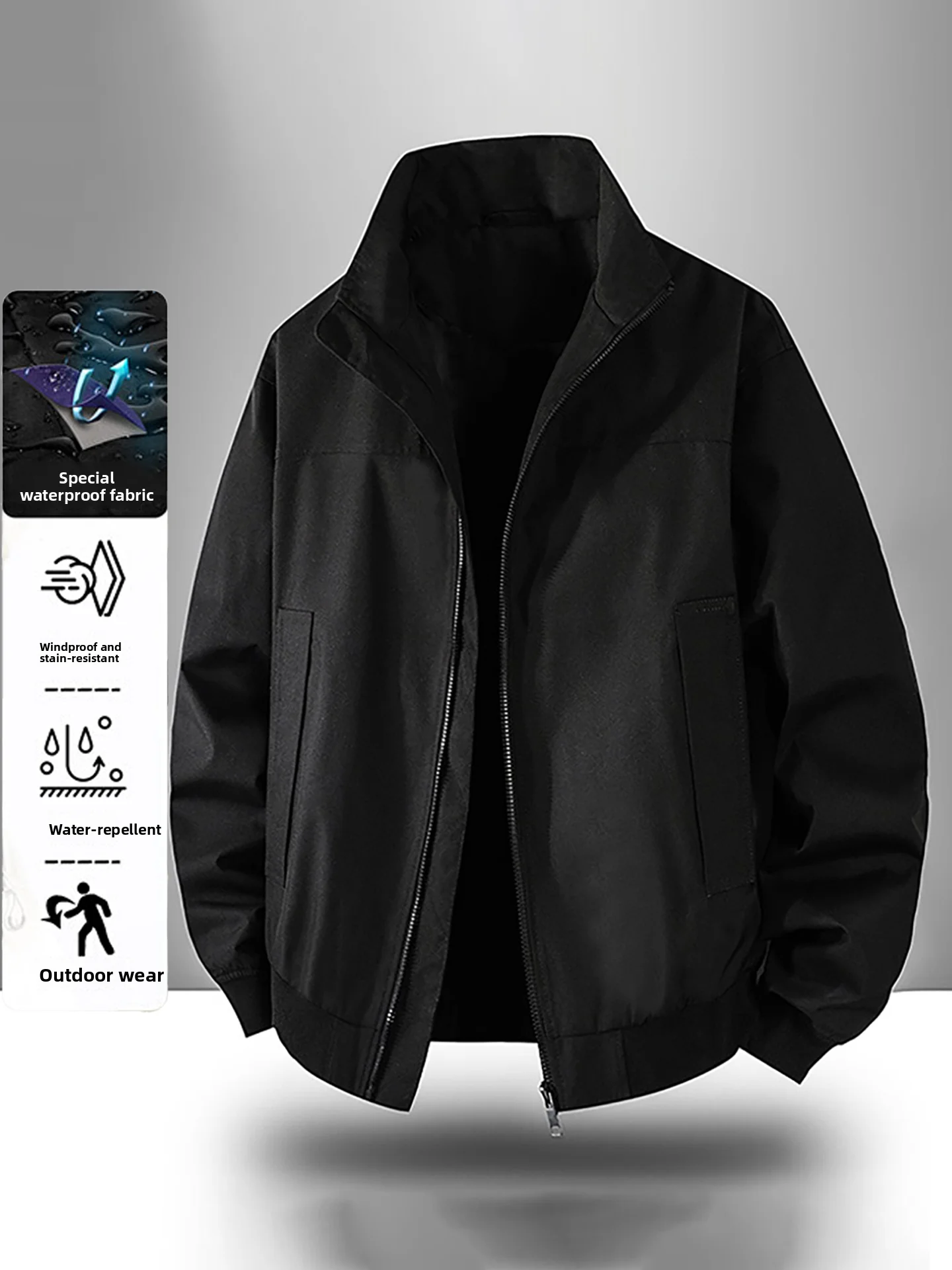 TUCANO Men's Casual Pilot Jaet Stand Collar Bla Lightweight Polyester Spring Autumn Wearable Comfortable Youth Faion
TUCANO Men's Casual Pilot Jaet Stand Collar Bla Lightweight Polyester Spring Autumn Wearable Comfortable Youth Faion