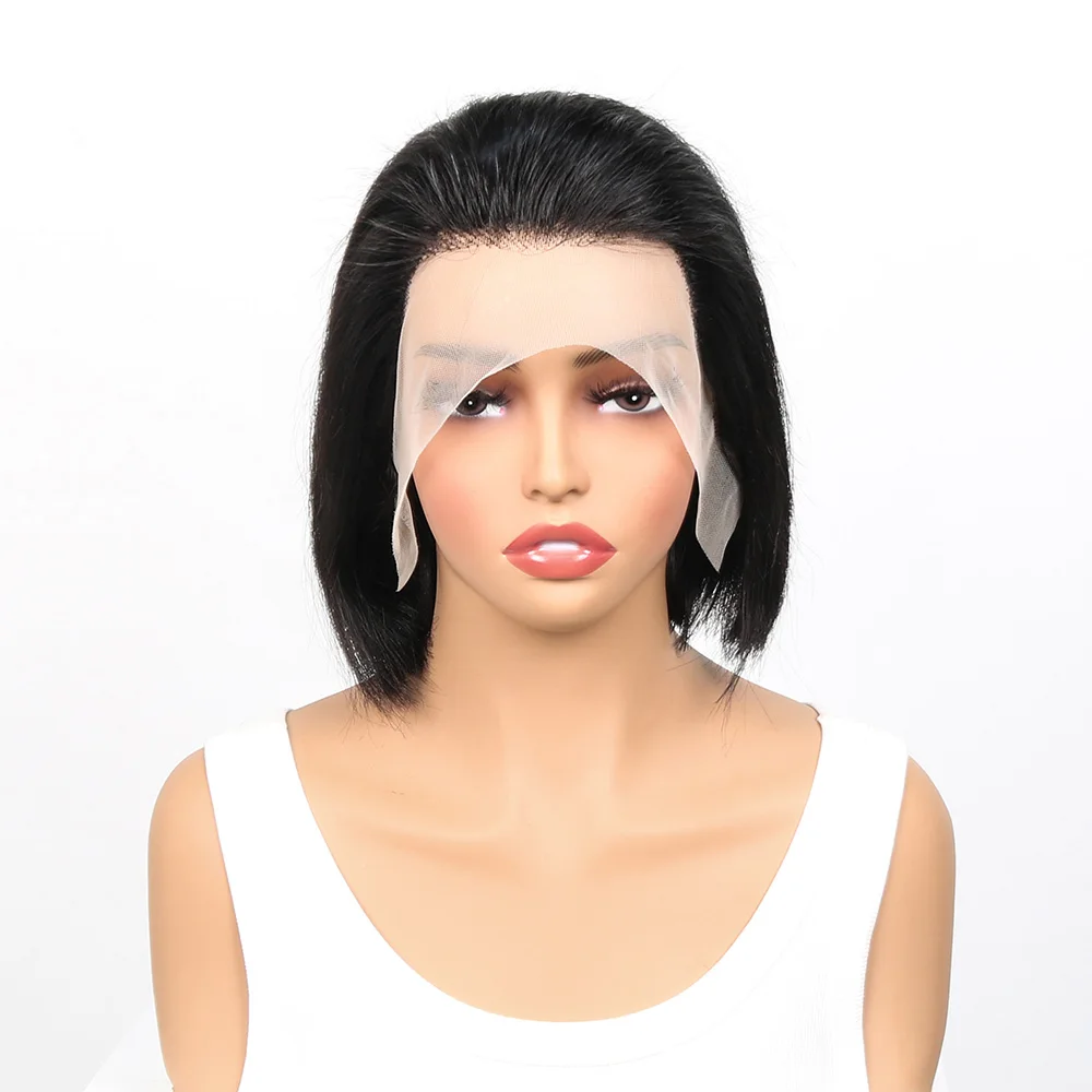 13x4 HD Human Hair Lace Frontal wig Brazilian Short Bob Wig 180% Density Straight Lace Front Bob Wigs For Women 6 Inch
13x4 HD Human Hair Lace Frontal wig Brazilian Short Bob Wig 180% Density Straight Lace Front Bob Wigs For Women 6 Inch