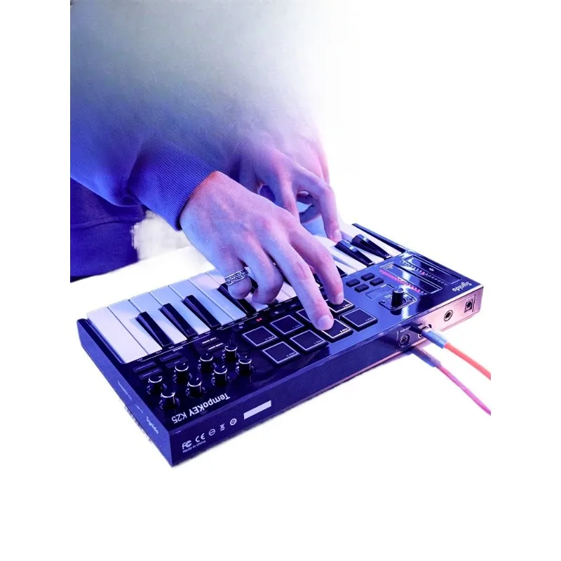 backing track Arranger Portable 25 key Little Midi Instrument Controller