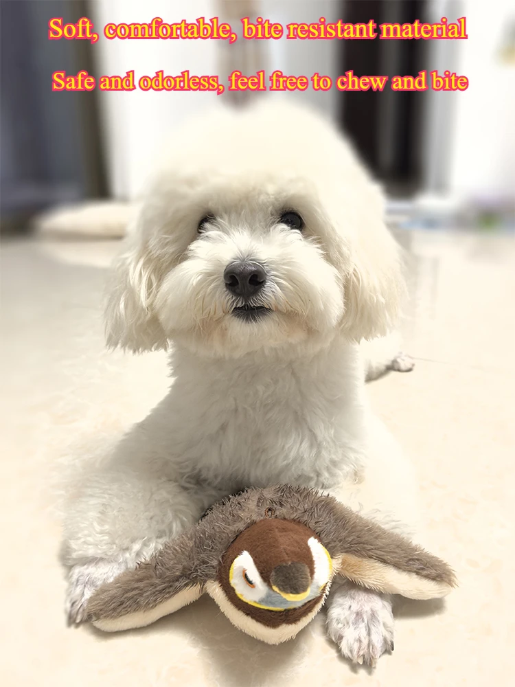 Biomimetic Bird Dog Toys Interactive Intelligent Charging Cat Dog Toy Plush Toys for Dogs, Interactive Toy for Dog Accessories
Biomimetic Bird Dog Toys Interactive Intelligent Charging Cat Dog Toy Plush Toys for Dogs, Interactive Toy for Dog Accessories
