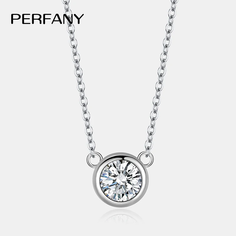 PERFANY 0,5/1 карат ожерелье из муассанита для женщин S925 чистое серебро пузырь круглый бриллиант кулон модные украшения подарок на вечеринку
PERFANY 0,5/1 карат ожерелье из муассанита для женщин S925 чистое серебро пузырь круглый бриллиант кулон модные украшения подарок на вечеринку