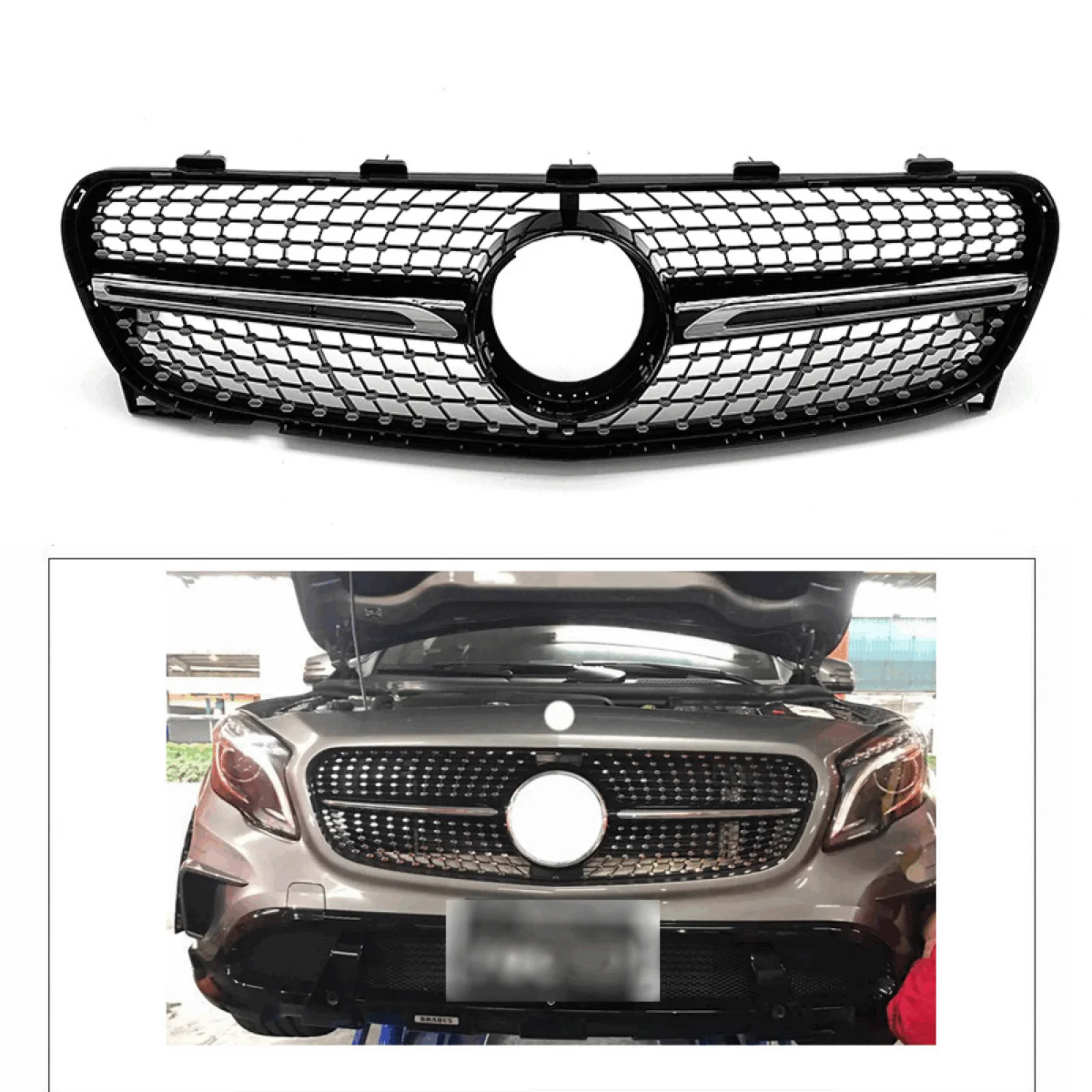 Diamond Grille for GLA X156 Class GLA180GLA200GLA250GLA45 Radiator Mesh Racing Grille 2017-18
Diamond Grille for GLA X156 Class GLA180GLA200GLA250GLA45 Radiator Mesh Racing Grille 2017-18