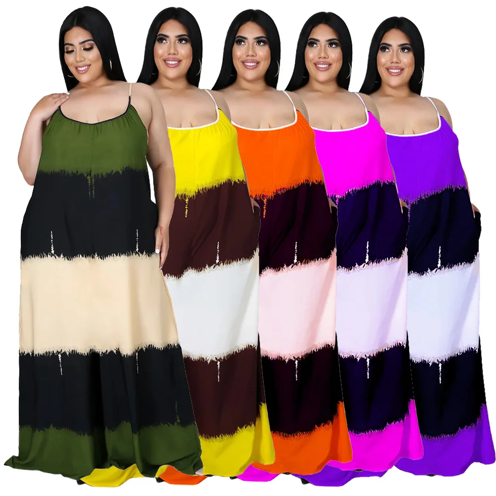 Summer Women fashion Striped Print Long Maxi dress Loose Casual Sleeveless Dresses vestidos Dropshipping
Summer Women fashion Striped Print Long Maxi dress Loose Casual Sleeveless Dresses vestidos Dropshipping