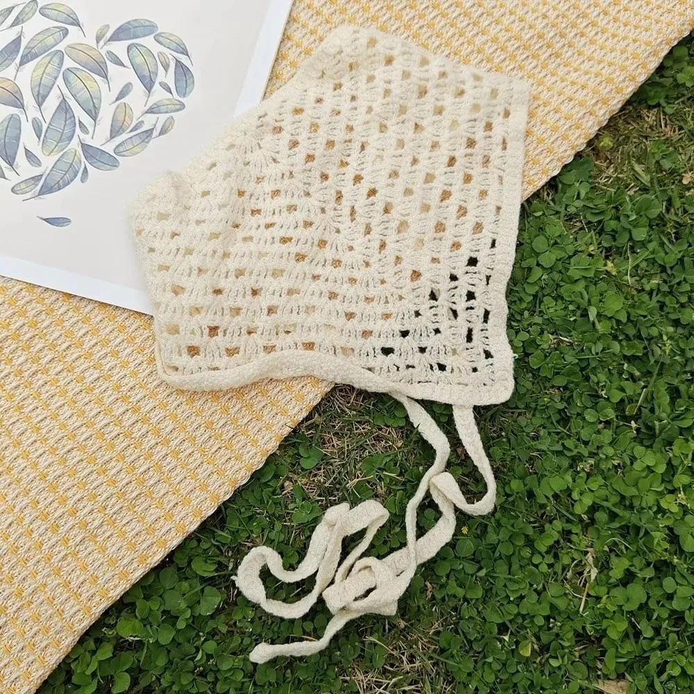 Elegant Knitted Headband Ethnic Style Pastoral Triangular Scarf Hollow-out Design Solid Color Headscarf Girl Hair Accessories
Elegant Knitted Headband Ethnic Style Pastoral Triangular Scarf Hollow-out Design Solid Color Headscarf Girl Hair Accessories