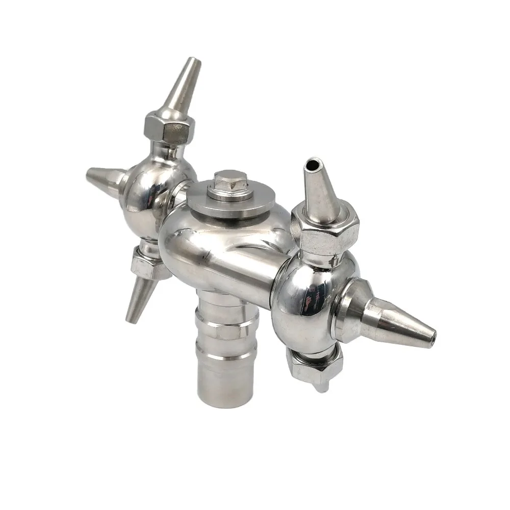 304 Stainless Steel Cleaning Spherical Tank Cleaning Nozzles Automatic Dual Rotation Universal 360-degree Spray.
304 Stainless Steel Cleaning Spherical Tank Cleaning Nozzles Automatic Dual Rotation Universal 360-degree Spray.