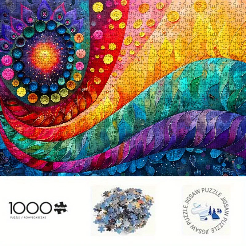 Красочный психоделический абстрактный пазл: развивающая игра для взрослых, креативное средство для снятия стресса, игрушка для домашнего досуга
Красочный психоделический абстрактный пазл: развивающая игра для взрослых, креативное средство для снятия стресса, игрушка для домашнего досуга