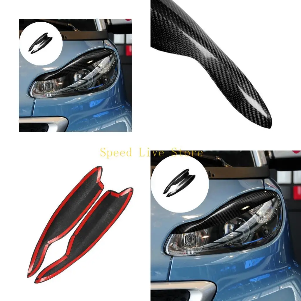 547C 1 Pair Headlight Eyebrow Trim Accessory Improves Car Aesthetics for Fortwo W451
547C 1 Pair Headlight Eyebrow Trim Accessory Improves Car Aesthetics for Fortwo W451