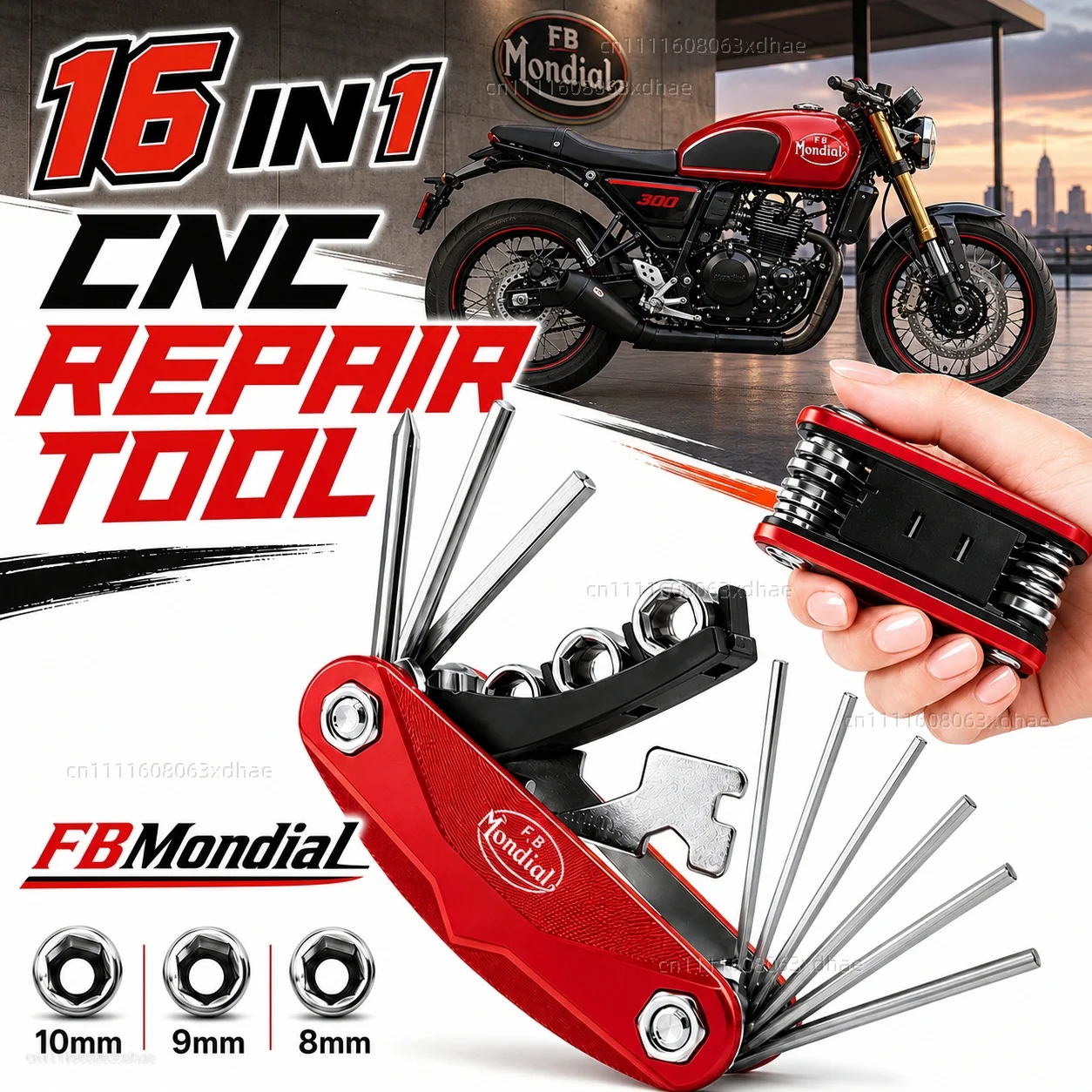 For FB Mondial Flat Track HPS 125 300 Hipster Imola SMT SMX 125 Enduro Motard Motorcycle Tool Repair Kit Multifunctional
For FB Mondial Flat Track HPS 125 300 Hipster Imola SMT SMX 125 Enduro Motard Motorcycle Tool Repair Kit Multifunctional