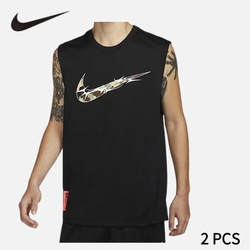 Nike DRI-FIT Men's Summer Casual Basketball Training Sleeveless Top 2 PCS HM4463-010+HM4463-010
Nike DRI-FIT Men's Summer Casual Basketball Training Sleeveless Top 2 PCS HM4463-010+HM4463-010