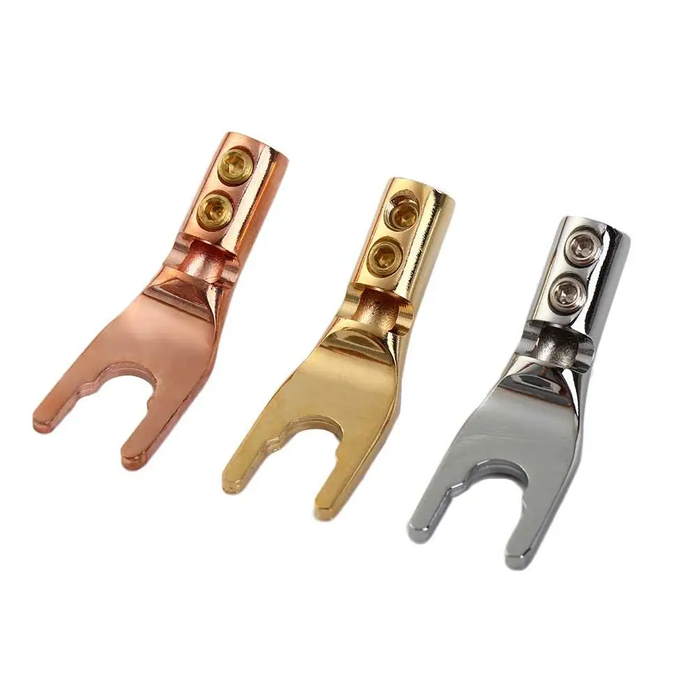 Speaker Terminal Wire Connector Connector Plug Y Type Binding Post Audio Amplifier Adapter U/Y Fork Spade Male Hifi Banana Plug
Speaker Terminal Wire Connector Connector Plug Y Type Binding Post Audio Amplifier Adapter U/Y Fork Spade Male Hifi Banana Plug
