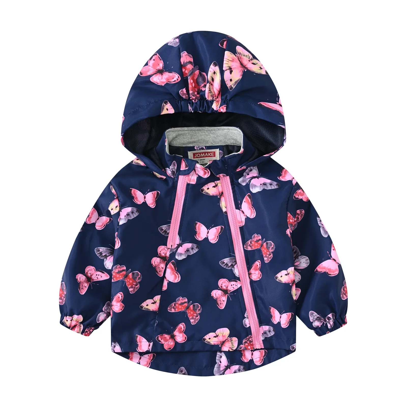 Children's Fashion Cartoon Print Hooded Windbreaker Jacket Boys Girls Spring Autumn Windproof Double Zipper Coat Kids Clothing
Children's Fashion Cartoon Print Hooded Windbreaker Jacket Boys Girls Spring Autumn Windproof Double Zipper Coat Kids Clothing