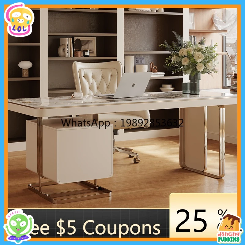 ABB modern slate simple computer desk office home study furniture desk combination
ABB modern slate simple computer desk office home study furniture desk combination