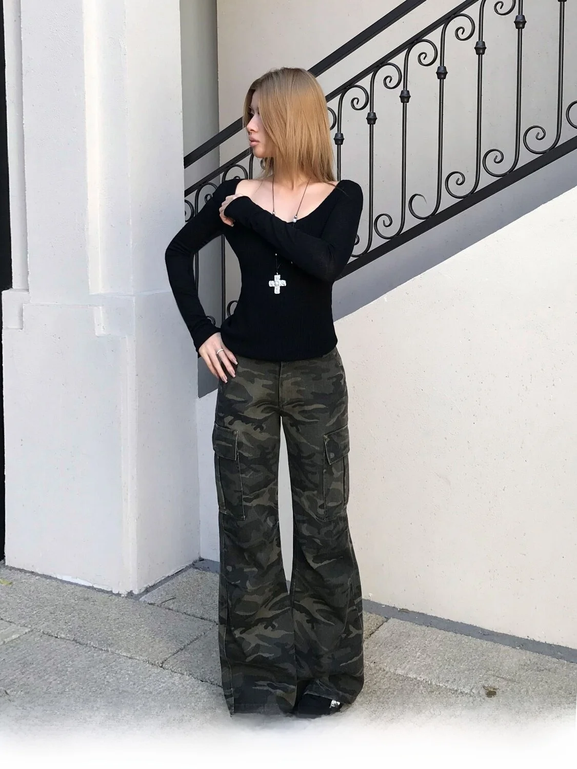 Audwyn Camouflage American Style Pocket Work Pants Women Low Waist Spicy Loose Straight Leg Mildly Spicy Wide Leg Casual Pants
Audwyn Camouflage American Style Pocket Work Pants Women Low Waist Spicy Loose Straight Leg Mildly Spicy Wide Leg Casual Pants