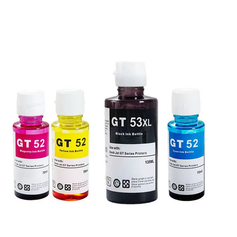 GT53XL GT52 Refill Ink For HP GT5820 GT411 GT582 GT410 518 519 510 531 672 726 755 798 Printer Refill Dye Ink
GT53XL GT52 Refill Ink For HP GT5820 GT411 GT582 GT410 518 519 510 531 672 726 755 798 Printer Refill Dye Ink